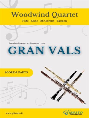 cover image of Woodwind Quartet "Gran Vals" score & parts